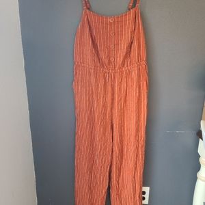 Torrid Size 1 Orange Pinstripe Jumper